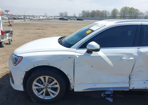 2022 Audi Q3 Premium 45 Tfsi S Line Quattro Tiptronic from USA, damaged, VIN WA1DECF31N1005189